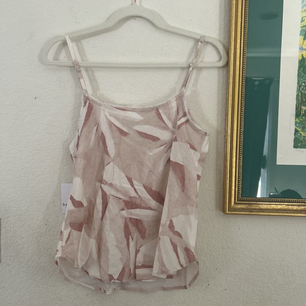 Bella Dahl Frayed edge Tencel Cami Size XS Pink Abstract - Picture 6 of 6